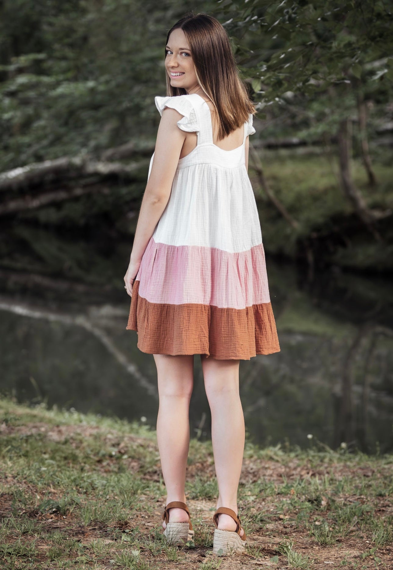 Tri-Colored Dress