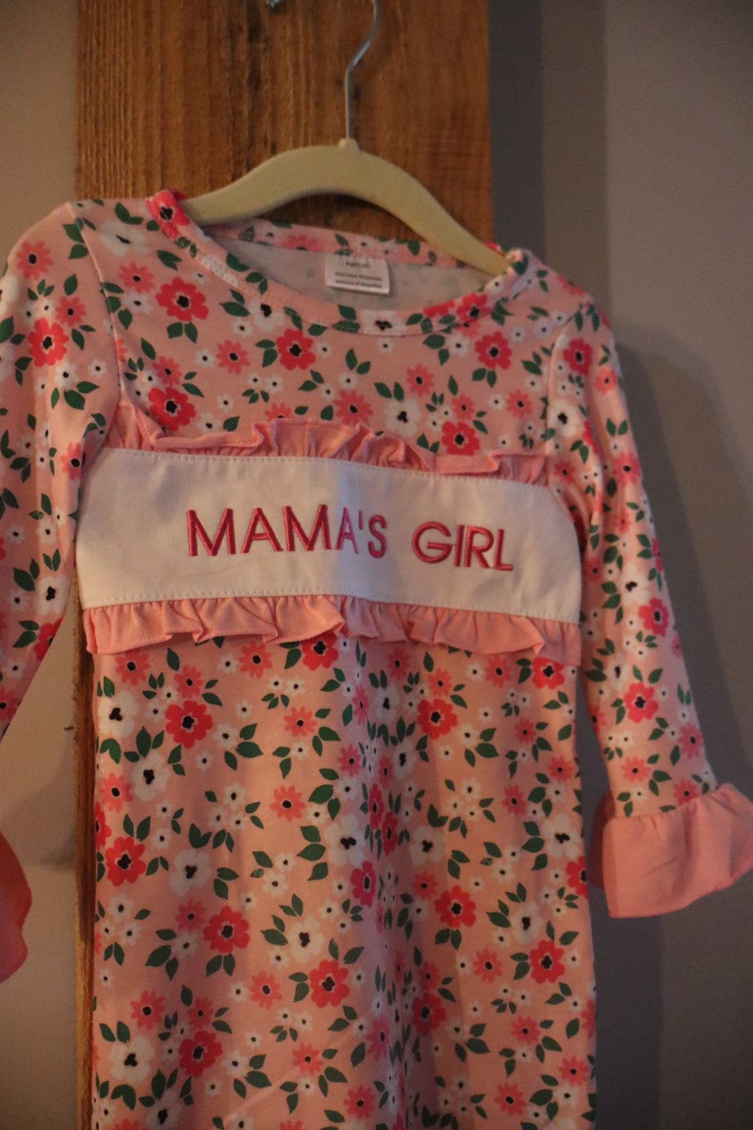 Mama’s Girl Floral Swaddle/Sleep Gown