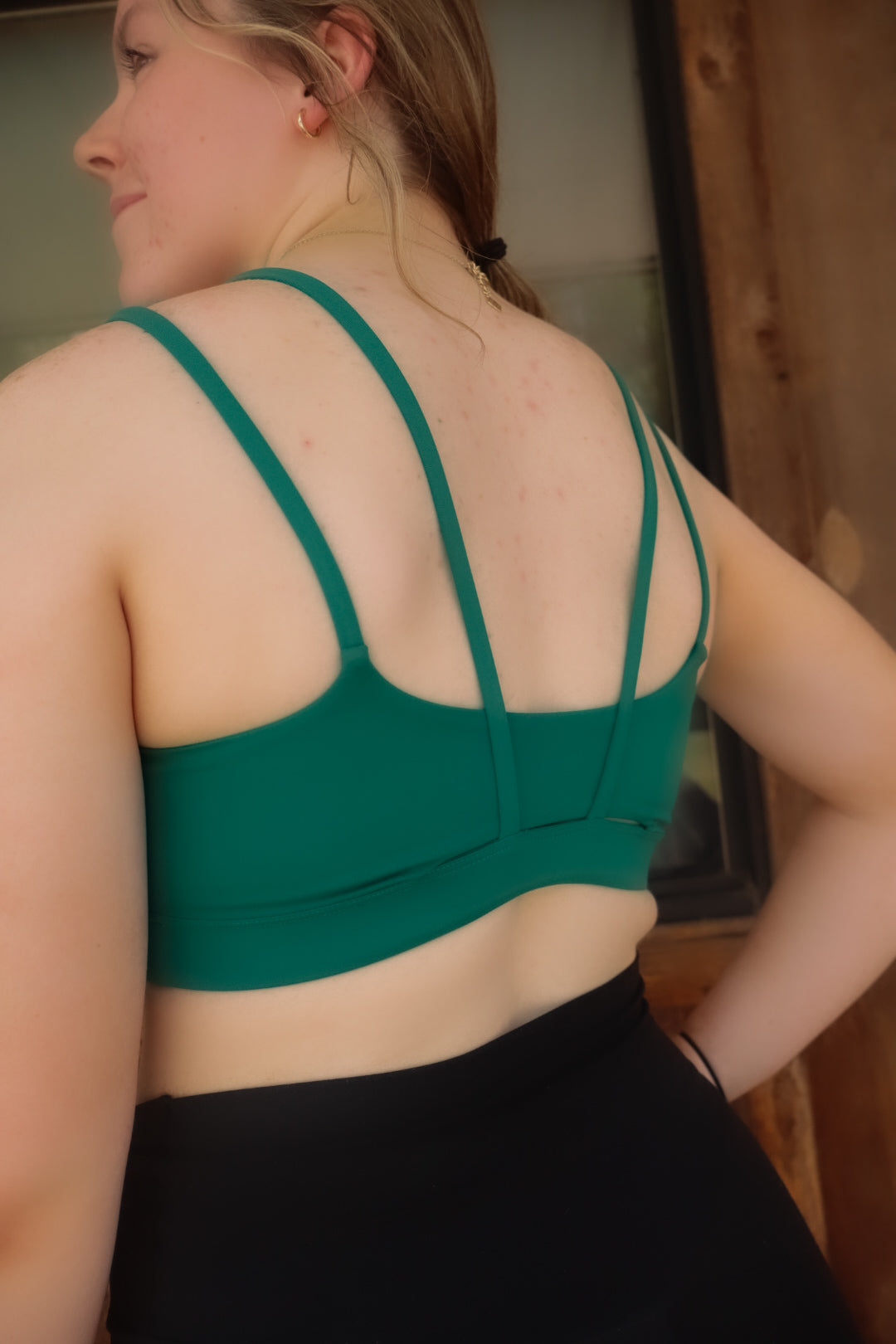 Calypso Green Sports Bra