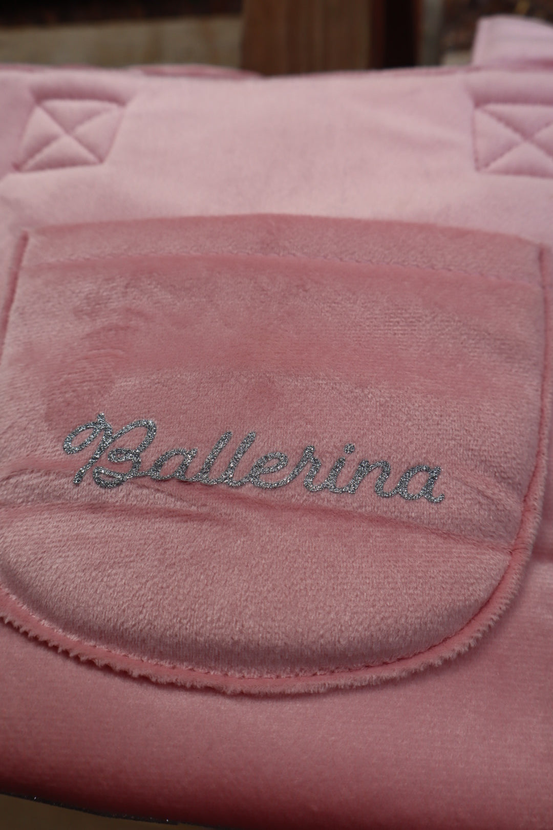 Velvet Ballerina Bucket Bag