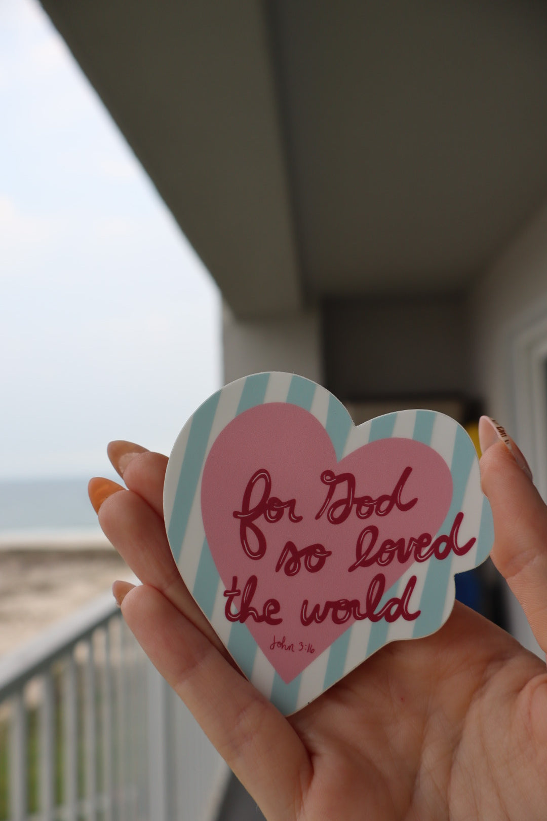 For God So Loved The World Sticker