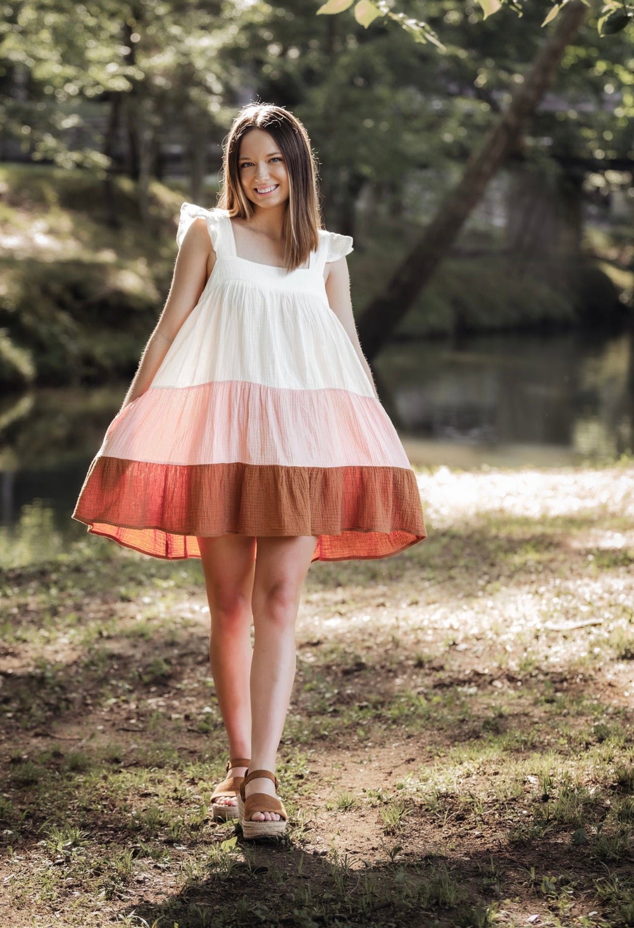 Tri-Colored Dress