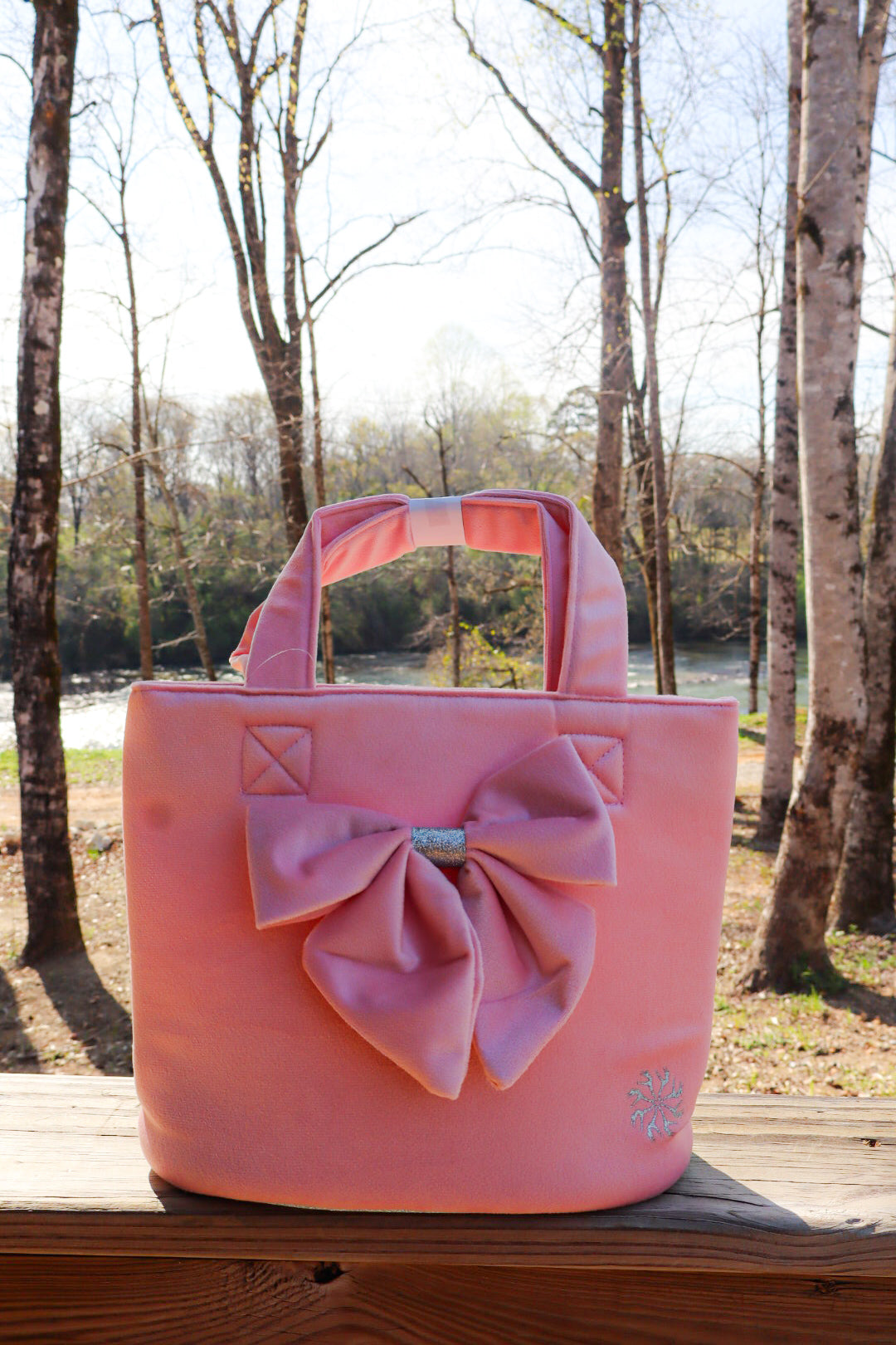 Velvet Ballerina Bucket Bag