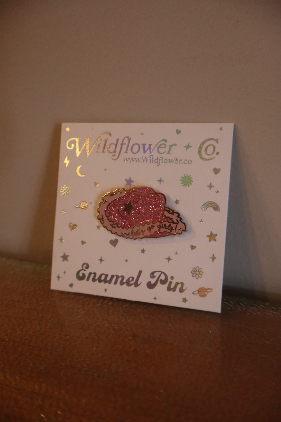 Cowgirl Hat Enamel Pin