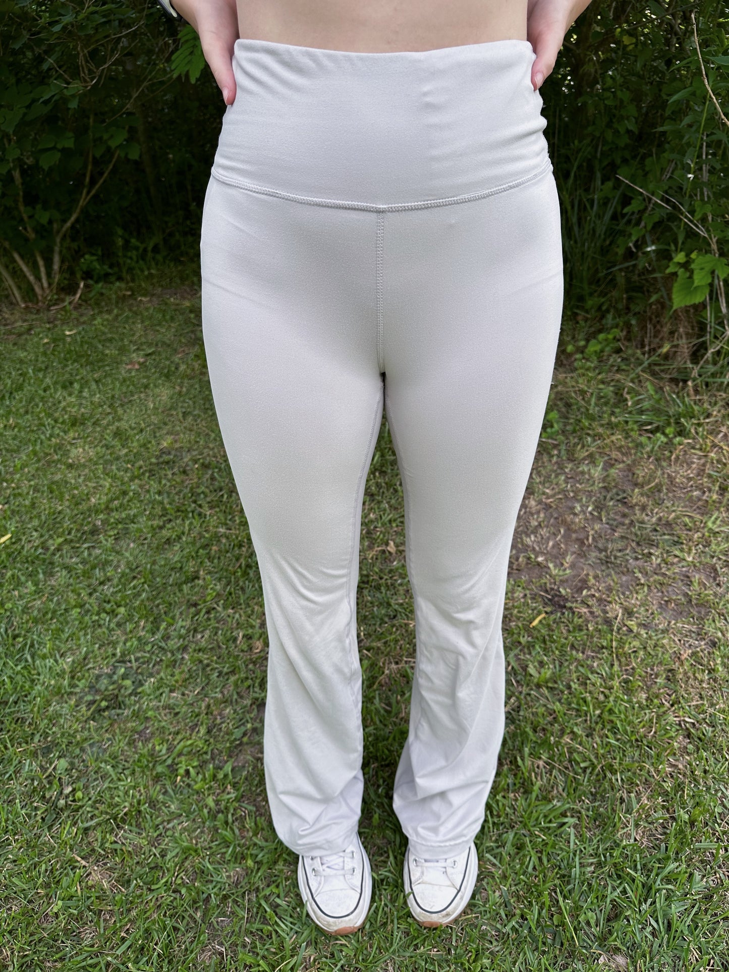 Chrome Flared Leggings