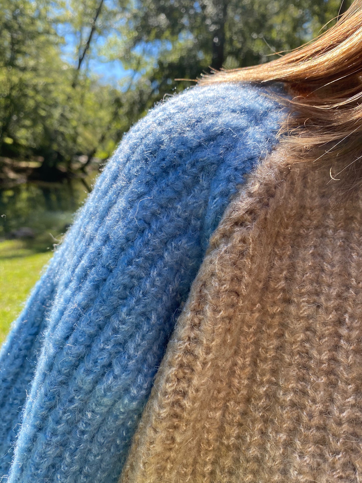 Autumn and Blue Skies Sweater