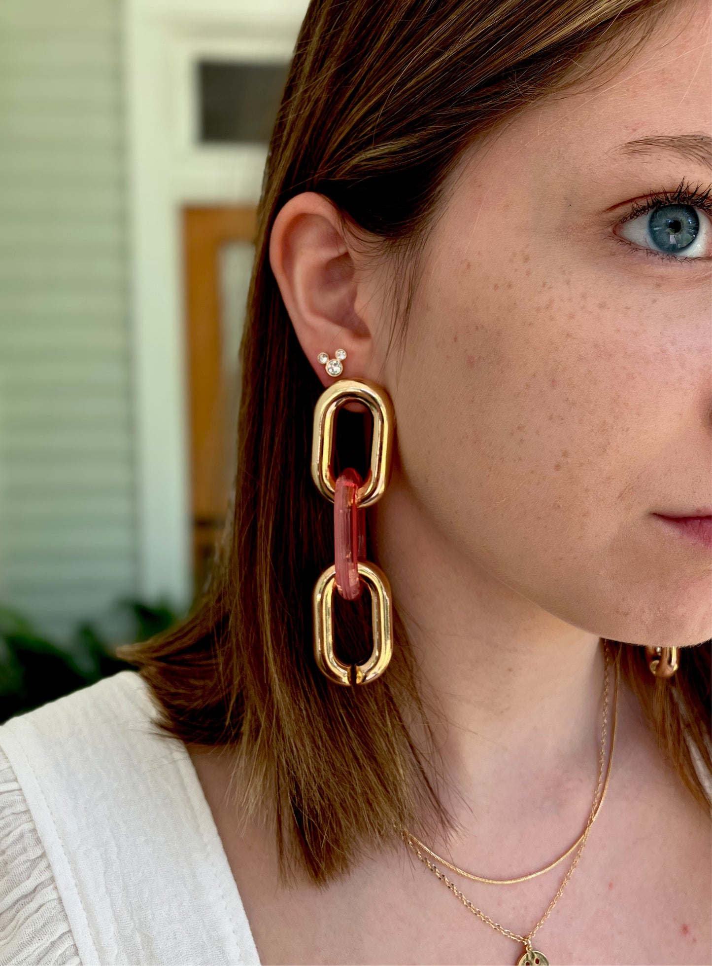 Chain Link Drop Earrings