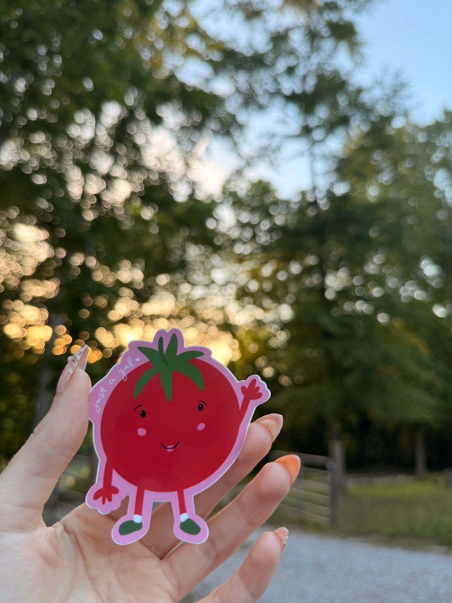 Tomato Gal Sticker