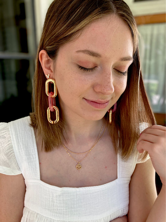 Chain Link Drop Earrings